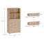 Tempra2 149.5 cm H x 73.7 cm W Bookcase