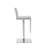 Swivel Upholstered Adjustable Height Counter Stool with Metal Frame-1560986635