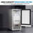 Commercial Ice Maker Machine with 20 Storage Bin, 90Lbs/24H, 36Pcs Ice Cubes 9-15Mins-123411630