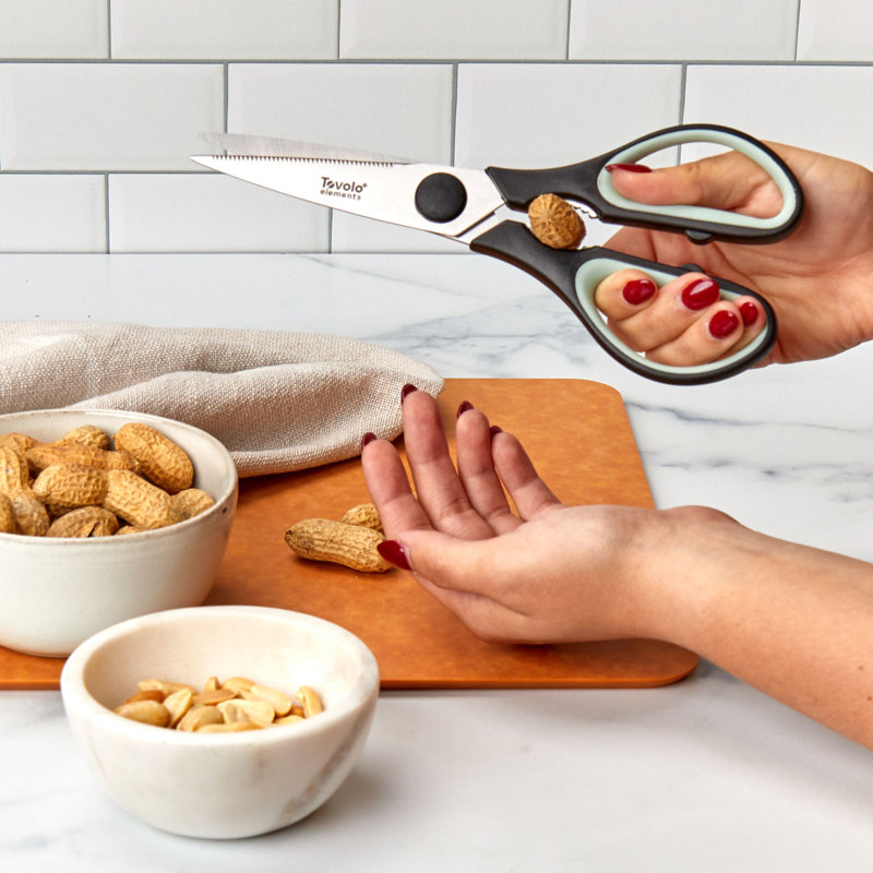 Ciseaux de cuisine avec gaine bleue et noir Elements