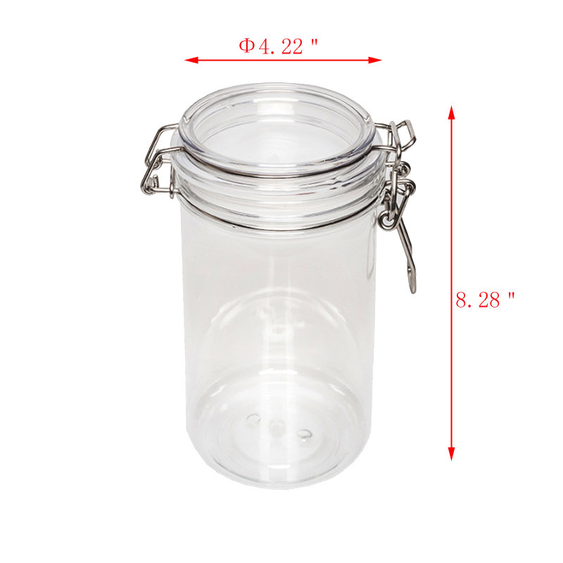 Verrou métallique PET, H 6,1 po x l 3,49 po