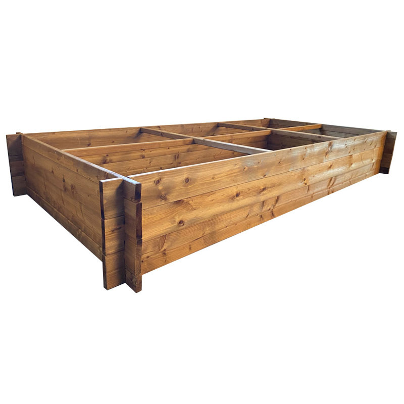 Lit surélevé rectangulaire sur pied de 79 gallons L 39 po x L 39,5 po x P 11 po Tierra Garden