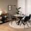 Harrisonburg Round Metal Base Dining Table-1938629361