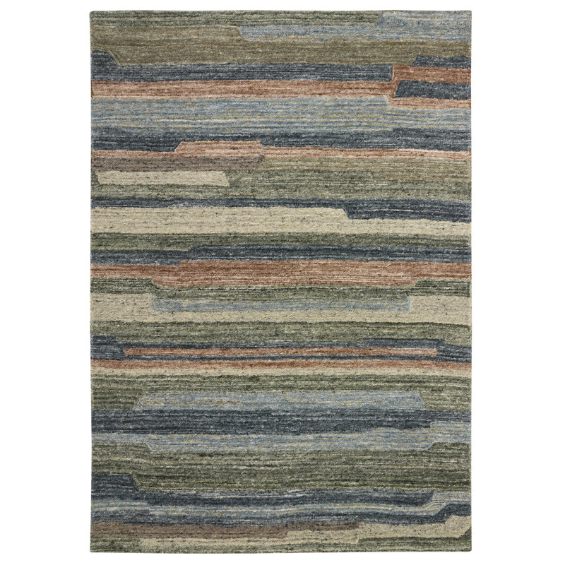 Bock Solid Colour Handloomed Area Rug, Rectangle 160 x 230 cm