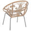 Fauteuil d'appoint en rotin Carlson