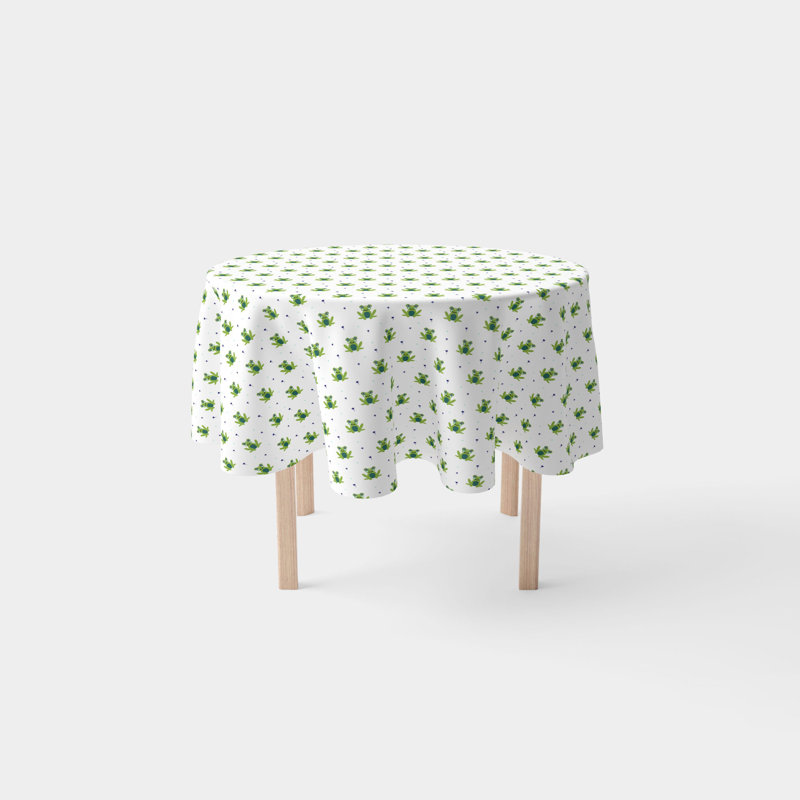 Round Cotton Twill Tablecloth