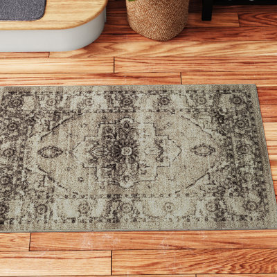 Tapis gris / noir Hildagard