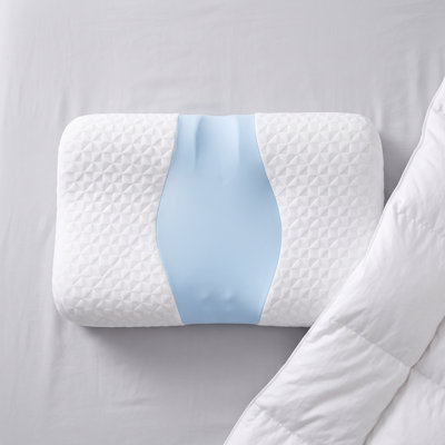 Cooling Ergonomic Contour Memory Foam Pillows (Set of 1)