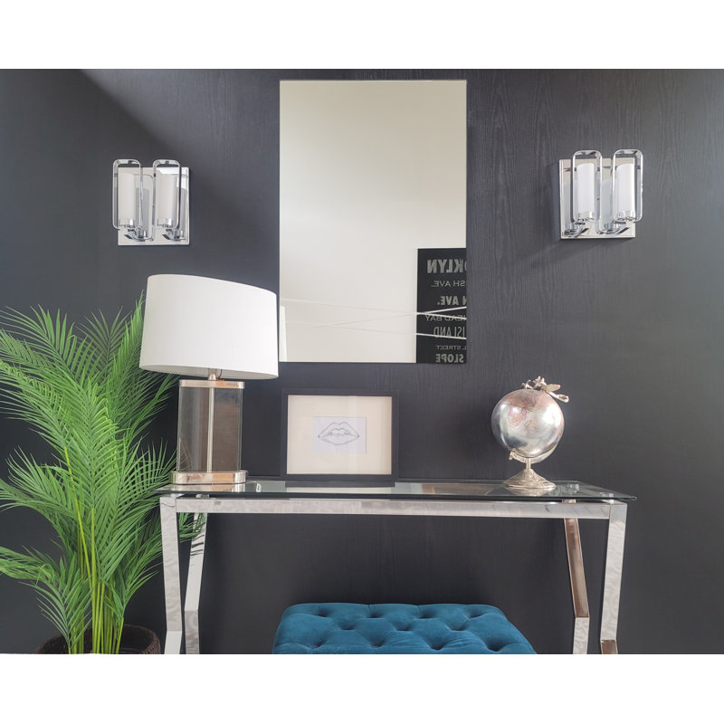 Miroir de salle de bain sans cadre, 39,25 po x 23,6 po