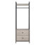 Alva Open Wardrobe with 2 Drawers-1028925241
