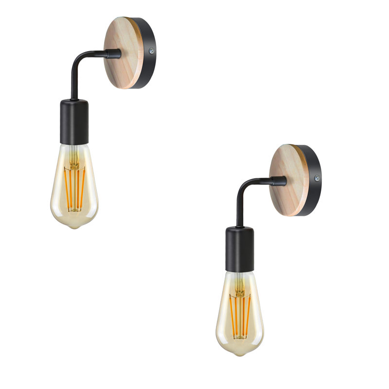 Louttit Armed Sconce, Black, Yes