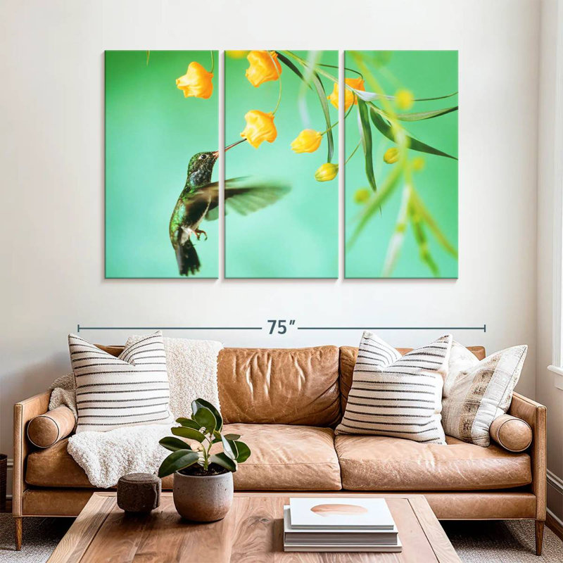 Brampt Thirsty Hummingbird, 42" H x 65" W