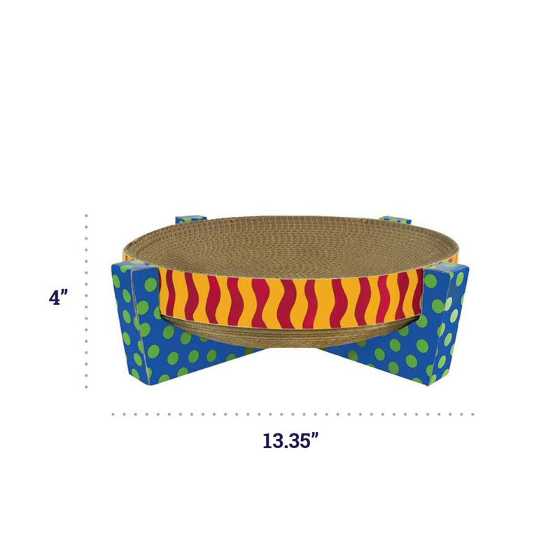 PetStages Scratch, Snuggle & Rest Corrugated Cat Scratcher With Catnip