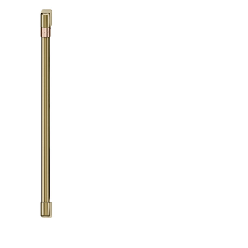 Undercounter Refrigerator Bar Pull, Brushed Brass