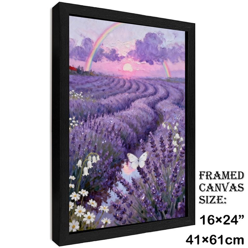 Art mural rétro noir, lavande mauve, impressions de style rétro, H 25 po x l 17 po