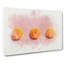 Oranges On Pink In Abstract - Wrapped Canvas Print-55308385