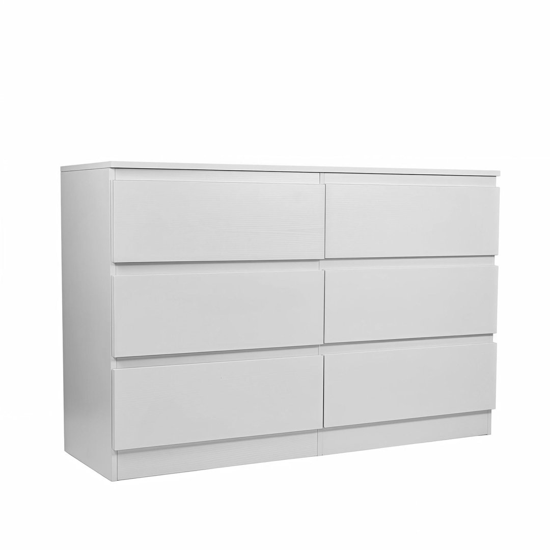 120cm W 6 - Drawer Chest of Drawers