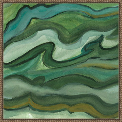 Reproduction d'art sur toile encadrée "Sea Kelp II" par Lisa Choate