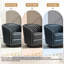 75.2Cm Wide Tufted Swivel Barrel Chair-914459164