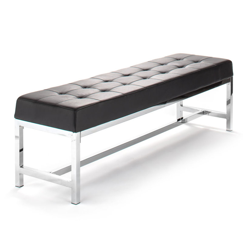 Mireya Faux Leather Upholstered Bench