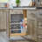 Rangement coulissant en bois pour cuisson avec fermeture en douceur-104701419