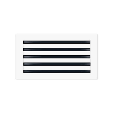 BUILDMART - 18x10 Modern AC Vent Cover - Standard Linear Slot Diffuser - Register Grille / Size: 2" H x 10" W x 18" L