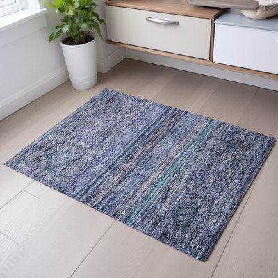 Premium Machine Washable Jaylin AMF1219 Global Rug