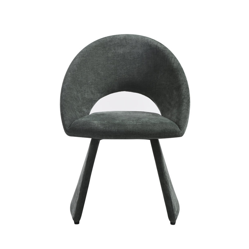 Chaise rembourrée Clementon, Vert, 2