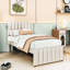 Lit plateforme tapissier avec lit gigogne et 3 tiroirs-343874606-343874608