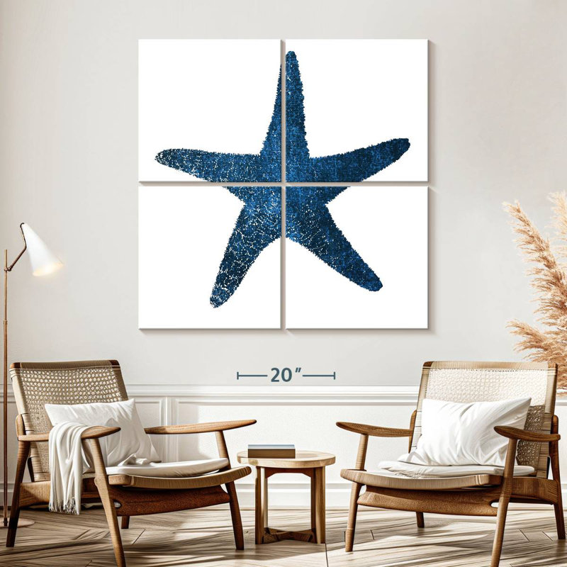 Étoile de mer Aletra, H 57 po x l 57 po