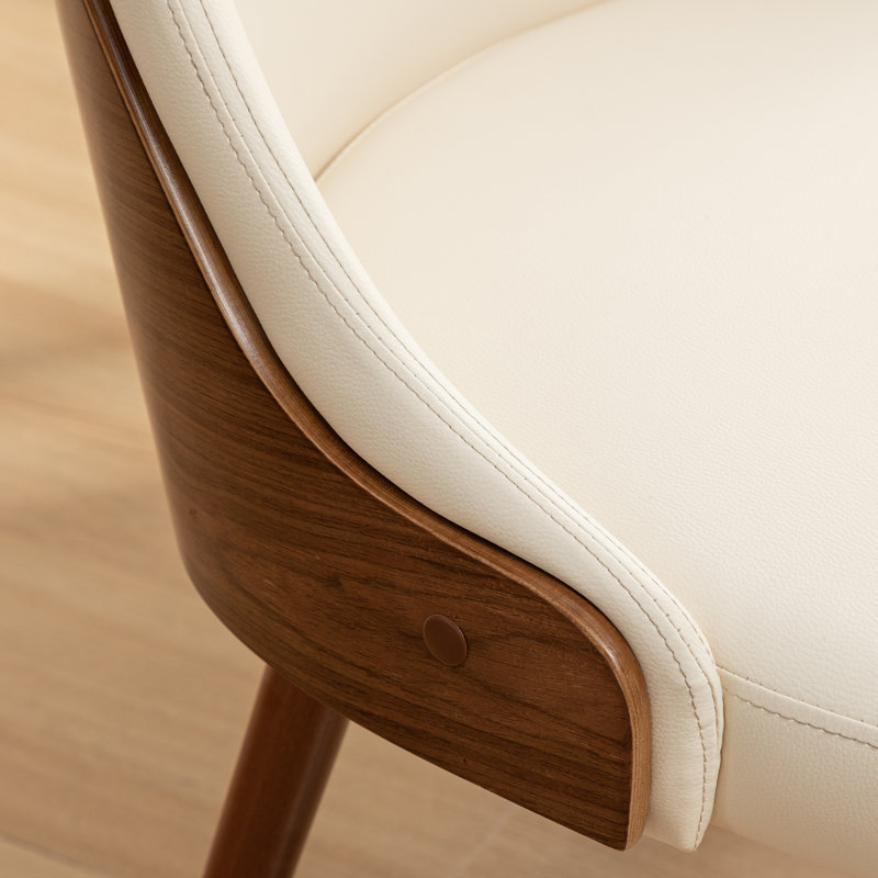 Ensemble de 2 chaises parsons rembourrées Jahmai, Beige