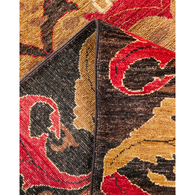 Arts & Crafts One-of-a-Kind 7' 10" X 9' 10" Hand Knotted Area Rug