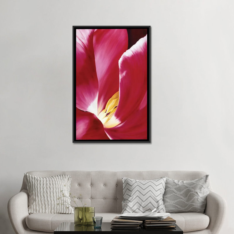 « look approches », impression sur toile, H 26 po x l 18 po x P 1,5 po, Toile avec cadre noir, Pas de tapis