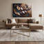 «Music Drums», art mural sur toile noire-144037266