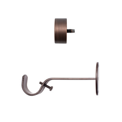 Victorine Cap Finial Single Curtain Rod