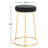 Saroun Upholstered Counter Stool with Metal Frame-954301520