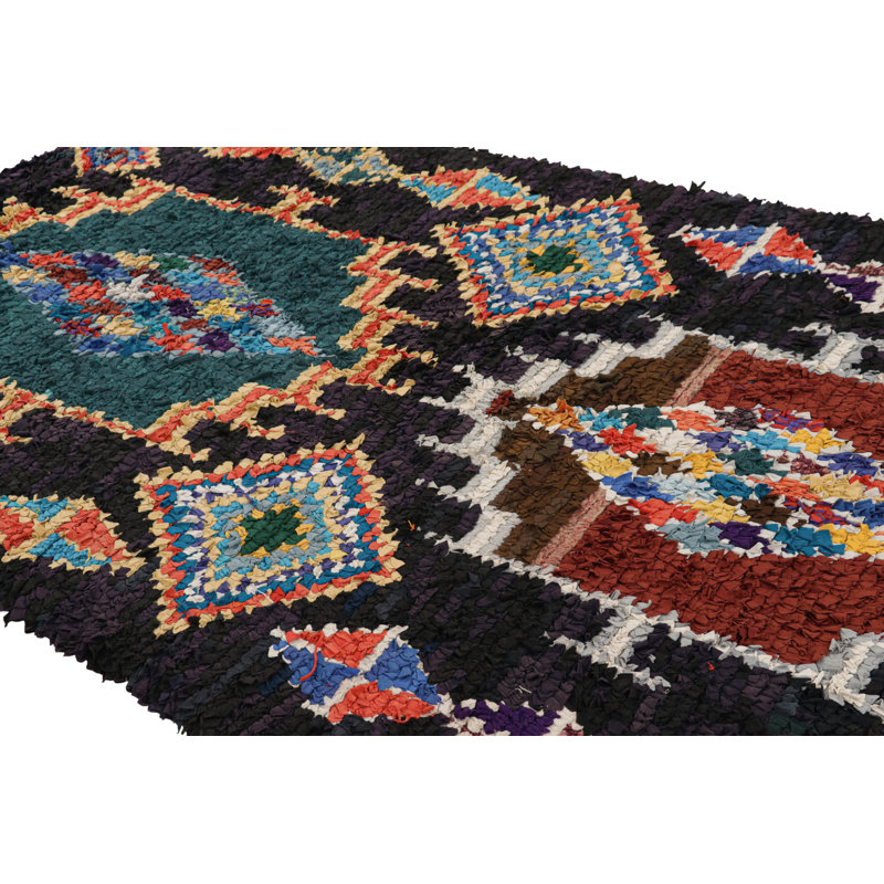 One-of-a-Kind 4'10”x8' Hand Knotted Area Rug