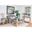 Table basse 47,8 x 28 x 18,8 po - Personnalisation de la perfection en béton et en bois