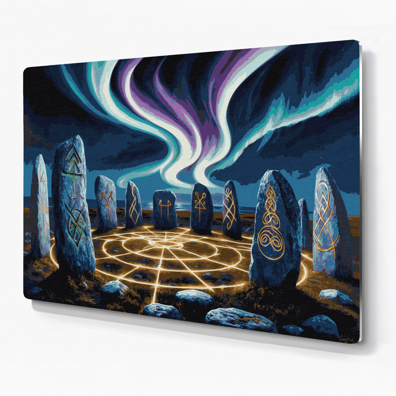 Art mural gris Sci Fi, H 240 po x l 288 po x P 0,05 po