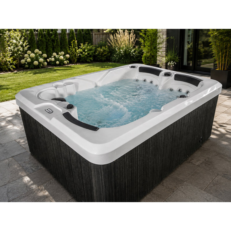 Hydro Spas HYD-38 220 Volt 3 Person 38 - Jet Acrylic Rectangle Standard (Hardwired) Hot Tub with Ozonator