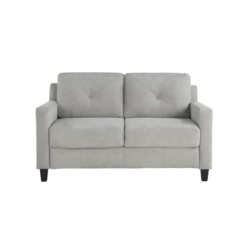 Causeuse 2 places en taupe Horatio, Taupe, H 35 po x l 58 po x P 31 po