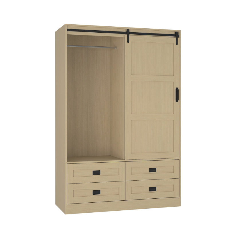 Armoire de rangement haute avec garde-robe de chambre à coucher