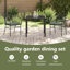 2 - Person Patio Dining Set with Square Table