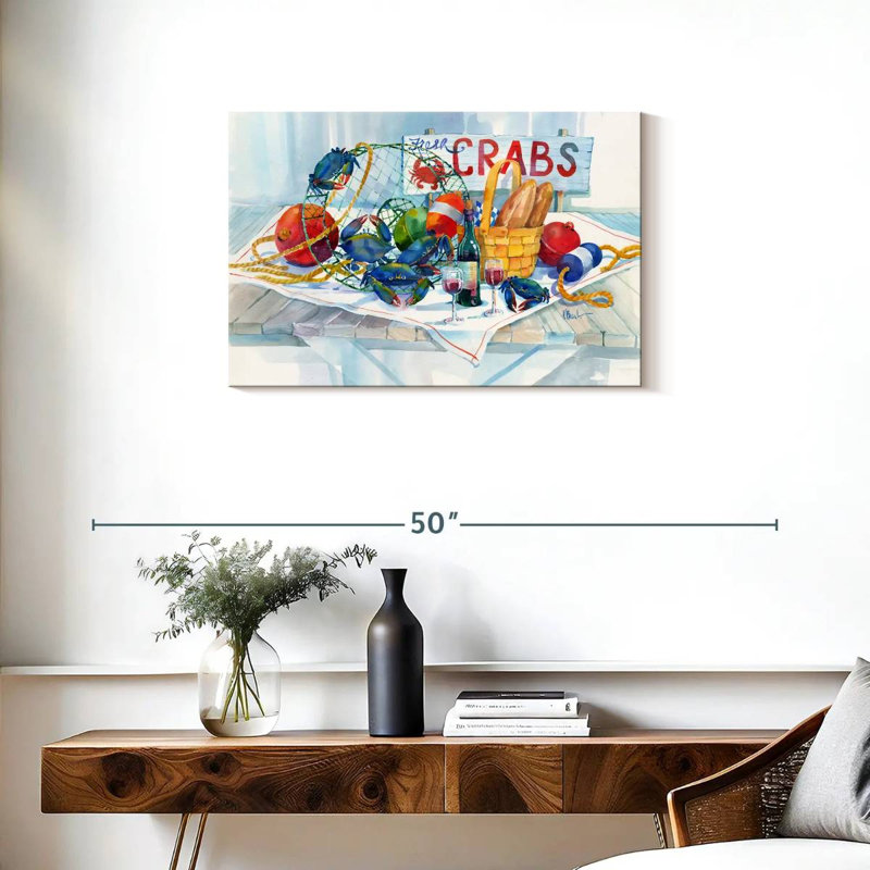 Brampt Crabs Galore, 20" H x 30" W