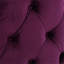 Velours fuchsia moderne avec un panneau latéral élégant et intemporel