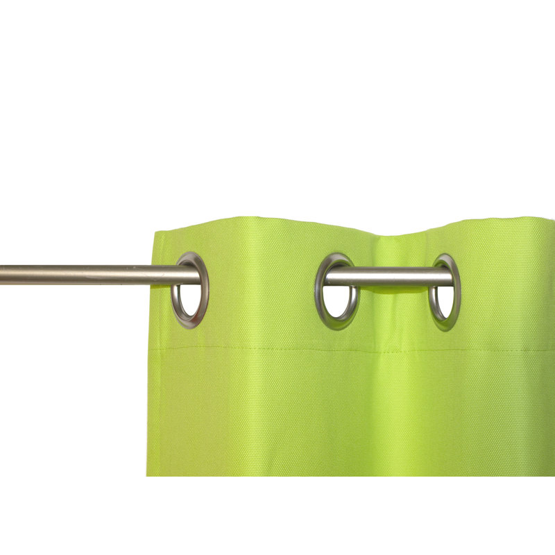 Eisenhauer Cotton Room Darkening Curtain Single Panel, 130cm Width x 225cm Drop, Green
