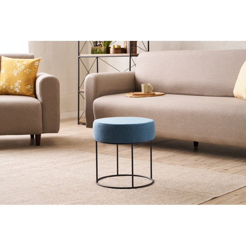 Pouf, Bleu