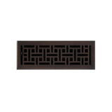 Wicker Style Brass Floor Register