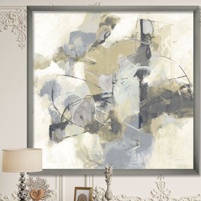 Cadre photo « glam crème rêve iii », reproduction sur toile