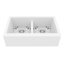 Ensemble d'évier de cuisine à double cuve à tablier frontal tablier frontal 34 po x 21 1/4 po Karran-49947602